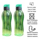 Ver imagem 3 de Garrafa Plástica Água Suco Resistente Esportes Verde 2 Un