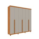 Ver imagem 2 de Guarda Roupa Casal 100% Mdf 6 Portas 4 Gavetas com Pés Joinville Tcil