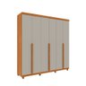 Guarda Roupa Casal 100% Mdf 6 Portas 4 Gavetas com Pés Joinville Tcil - 2