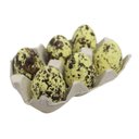 Ver imagem 1 de Kit Enfeites Decorativo de Páscoa Bandeja de Ovo Amarelo Isopor