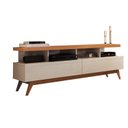 Ver imagem 2 de Rack Para TV Até 60 Polegadas 160cm 2 Gavetas 4 Nichos Vivare Giga Móveis