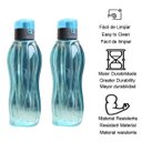 Ver imagem 3 de Garrafa Plástica Água Suco Resistente Esportes Azul 2 Un