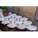 Ver imagem 1 de Caminho de Crochê Branco 1,55m - Luísa Arte & Tear