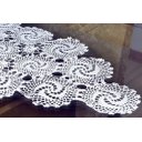 Ver imagem 2 de Caminho de Crochê Branco 1,55m - Luísa Arte & Tear