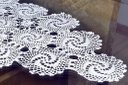 Ver imagem 2 de Caminho de Crochê Branco 1,55m - Luísa Arte & Tear