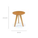 Ver imagem 2 de Mesa Lateral Média Chanel Mcc - Acabamento Native