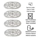 Ver imagem 3 de Jogo Americano Supla Sousplat de Plástico Cozinha Jantar 4un