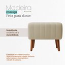 Ver mais imagens de Puff Verso Bouclé Premium Exclusivo de Luxo Assento Extra para Sala Quarto Pés Palito Design Autoral