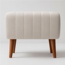Ver imagem 4 de Puff Verso Bouclé Premium Exclusivo de Luxo Assento Extra para Sala Quarto Pés Palito Design Autoral