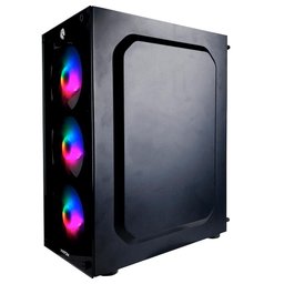 Gabinete Atx Gamer Hayom Gb1749 Preto C/4 Fans Vidro Temperado - sem Fonte - 2