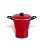 Cuscuzeiro vermelho para cuscuz legumes panela vaporizadora - 1