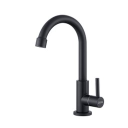 Torneira Banheiro/lavabo Inox Gir Mesa Curta Preto Nox04b Doan - 1