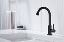 Ver imagem 2 de Torneira Banheiro/lavabo Inox Gir Mesa Curta Preto Nox04b Doan