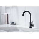 Ver imagem 2 de Torneira Banheiro/lavabo Inox Gir Mesa Curta Preto Nox04b Doan