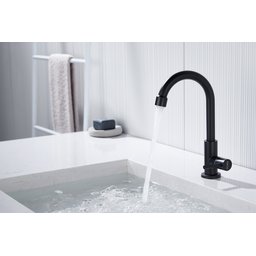 Torneira Banheiro/lavabo Inox Gir Mesa Curta Preto Nox04b Doan - 3