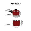 Ver imagem 3 de Cuscuzeiro Alumínio Duas Porções e Mini Vermelho 2 Unidades