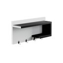 Ver imagem 3 de Porta Chaves de Parede com 4 Ganchos Nero Branco e Preto