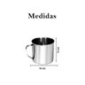 Caneca inox com alça resistente pequena café leite kit 3 un - 2
