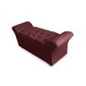 KIT CABECEIRA RIO CASAL 1,40 MAIS CALCADEIRA VENEZA 1,40 SUEDE BORDO - 4