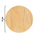 Ver imagem 5 de Kit 4 Ganchos de Madeira Pinus Cabideiro de Parede Redondo Bolsas Mochilas Casacos