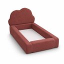 Ver imagem 1 de Cama Infantil Montessoriana c/ Colchão Antialérgico 100x1.75:Boucle Rosa