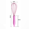 Batedor Fouet Profissional 23cm em Silicone para Massas Ovos Bolo Cozinha - 2