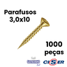 Parafuso para Madeira Mdf Philips 3,0x10 1.000un - Caixa - 2