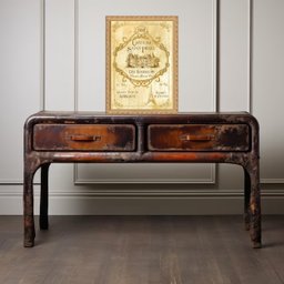 Quadro Moldura Dourada Rótulo Vinho Vintage 24x18cm:com Acetato - 2