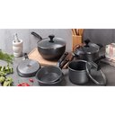 Ver imagem 2 de Frigideira Wok Amora Preto Matte 28 Cm 4,3 L em Alumínio com Revestimento Interno Antiaderente
