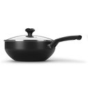 Ver imagem 3 de Frigideira Wok Amora Preto Matte 28 Cm 4,3 L em Alumínio com Revestimento Interno Antiaderente
