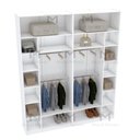 Ver imagem 6 de KIT CLOSET DOIS MÚDULOS A 2,40 100% MDF M523.B (CASA, COMÉRCIO) MUNDI MOVEIS