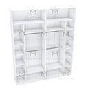 Ver imagem 4 de KIT CLOSET DOIS MÚDULOS A 2,40 100% MDF M523.B (CASA, COMÉRCIO) MUNDI MOVEIS