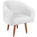 Ver imagem 5 de Kit 02 Poltronas Decorativas Sala de Estar Recepção Luiza Pés Palito Suede - Doce Sonho Móveis KIT 2