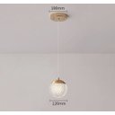 Ver imagem 3 de Lustre Pendente Bola Dourada Led 5w 13cm 3000k Bivolt Dcd02134