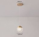 Ver imagem 3 de Lustre Pendente Bola Dourada Led 5w 13cm 3000k Bivolt Dcd02134