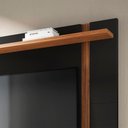 Ver imagem 5 de Painel Extensivel Tv 70 Pol 180 Cm Leme Preto Noce Milano Colibri