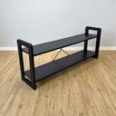 Ver imagem 2 de Rack TV Linea 140cm Madeira Pinus Preto com Suporte Artfactory Design