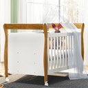 Ver imagem 1 de Berço Mini Cama Slim 100% Mdf com Colchão Branco/Ypê - Tigus