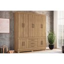 Ver imagem 1 de Guarda Roupa Casal 10 Portas e 3 Gavetas New Murano Amêndola Touch - Demóbile