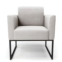 Ver imagem 5 de Kit 2 Poltronas Base Industrial Preto Marisa Veludo D03 - D’Rossi