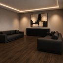 Ver imagem 3 de Piso Vinílico em Manta PVC 0,7mm Antiderrapante 7m² Imita Madeira Fosco Carvalho