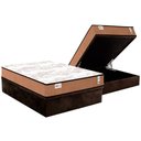 Ver imagem 1 de Conjunto Box Baú Casal: Colchão Molas Plumatex Ensacadas Masterpocket Smart Classic + Base Crc