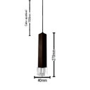 Ver imagem 3 de Lustre Pendente Led 5w Empire Preto 27cm 3500k Bivolt Dcd02032