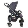 Carrinho Travel System Burigotto Rio Plus Novo Reversível 3 Posições New Silver Rosa - 6