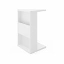 Ver imagem 2 de Mesa Bandeja Lateral para Sofá Suporte Branco Movelbento