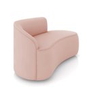 Ver imagem 7 de Sofá 2 Lugares Orgânico 140cm Morgan e Poltrona Lua Veludo Rose D03 - D'Rossi