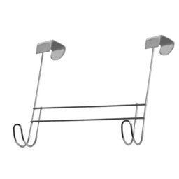 Cabideiro para Porta 2 Ganchos para Pendurar Toalhas - 1