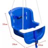 Cadeirinha de Balanço Infantil Plástico Azul 1 até 6 Anos - 7
