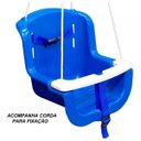 Ver mais imagens de Cadeirinha de Balanço Infantil Plástico Azul 1 até 6 Anos