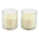 Ver imagem 1 de Kit 2 Velas Aromatizadas Decorativas Copo Vidro Perfumadas